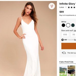 Lulu's "Infinite Glory" Maxi Dress